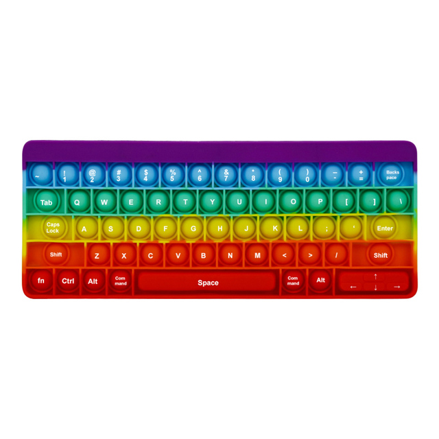 Zabawka zgniatania Rainbow Keyboard – antystresowy relaks dla dorosłych i dzieci - Wianko - 5