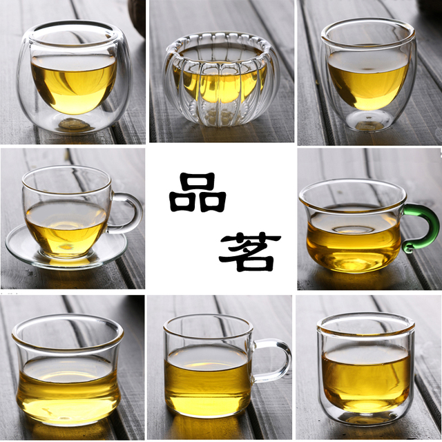 Hurtownia szklana - małe filiżanki do herbaty 80 ml z nadrukiem - Wianko - 1