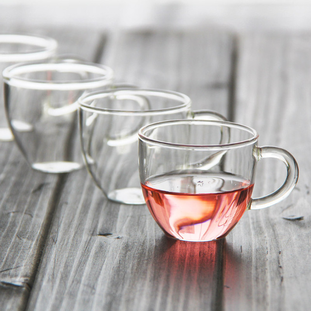 Hurtownia szklana - małe filiżanki do herbaty 80 ml z nadrukiem - Wianko - 3