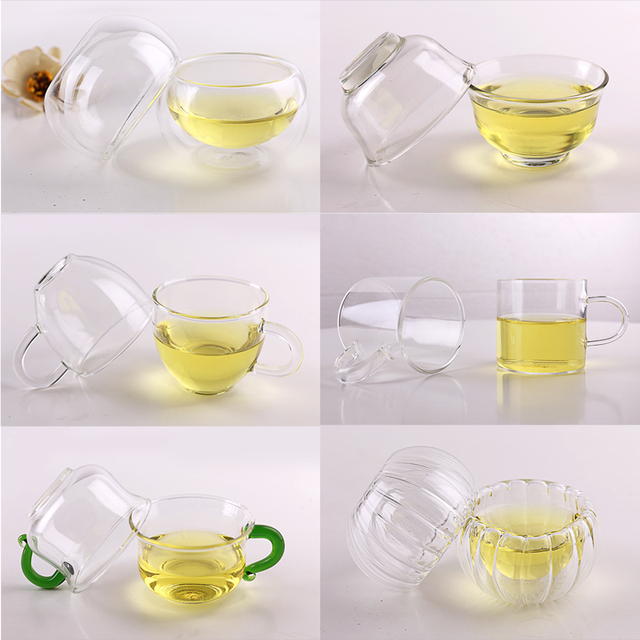 Hurtownia szklana - małe filiżanki do herbaty 80 ml z nadrukiem - Wianko - 2