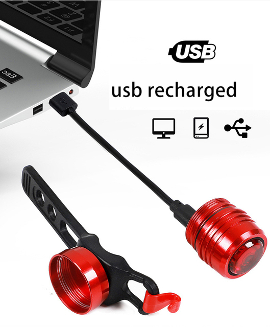 WEST BIKING Wodoodporne USB Oświetlenie Tylne Roweru LED z Akumulatorem - Wianko - 21
