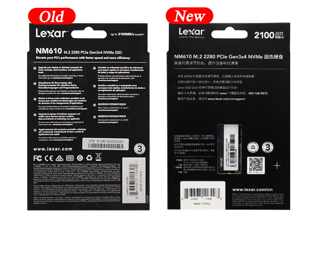 Dysk SSD Lexar NM610 M.2 2280 PCle Gen3x4 NVMe o pojemności 500GB lub 1TB, 3D NAND - Wianko - 12