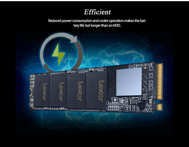 Dysk SSD Lexar NM610 M.2 2280 PCle Gen3x4 NVMe o pojemności 500GB lub 1TB, 3D NAND - Wianko - 7