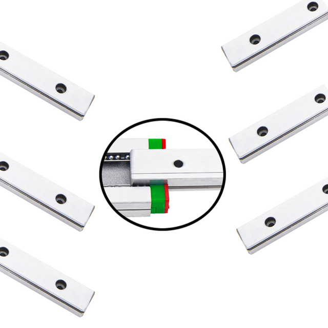 MGN miniaturowa szyna liniowa MGN7-MGN15, długość 100-1000mm, bez bloku suwakowego, część drukarki 3D - Wianko - 3