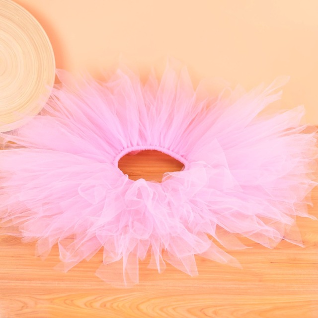 Różowa Pixie Tutu - Spódnica dla Dzieci na Przyjęcie Urodzinowe - Kostium Dziewczynek Photo - Rekwizyty do Ciasta Smash - Spódnica Tulle Tutus dla Niemowląt Newborn-6T - Wianko - 3