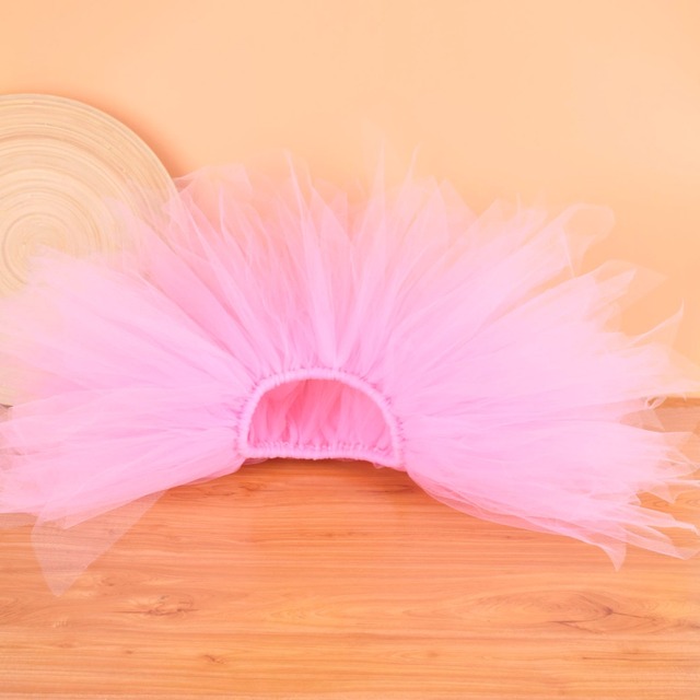 Różowa Pixie Tutu - Spódnica dla Dzieci na Przyjęcie Urodzinowe - Kostium Dziewczynek Photo - Rekwizyty do Ciasta Smash - Spódnica Tulle Tutus dla Niemowląt Newborn-6T - Wianko - 5