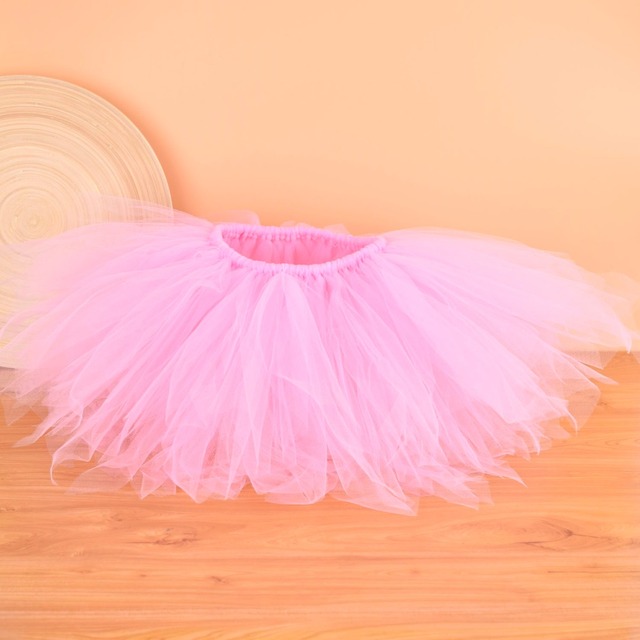 Różowa Pixie Tutu - Spódnica dla Dzieci na Przyjęcie Urodzinowe - Kostium Dziewczynek Photo - Rekwizyty do Ciasta Smash - Spódnica Tulle Tutus dla Niemowląt Newborn-6T - Wianko - 2