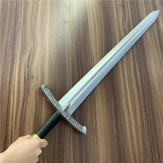 Zimny lód miecz 104cm – idealny do cosplayu i dekoracji, wykonany z bezpiecznej skóry sztucznej - Wianko - 5