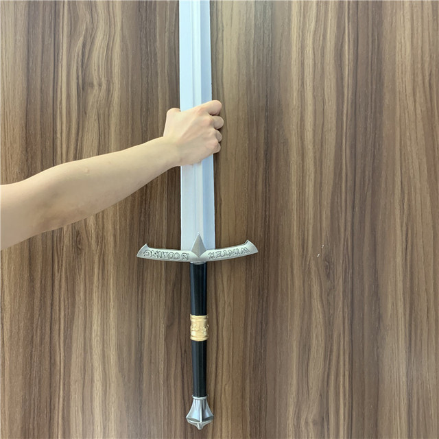 Zimny lód miecz 104cm – idealny do cosplayu i dekoracji, wykonany z bezpiecznej skóry sztucznej - Wianko - 11