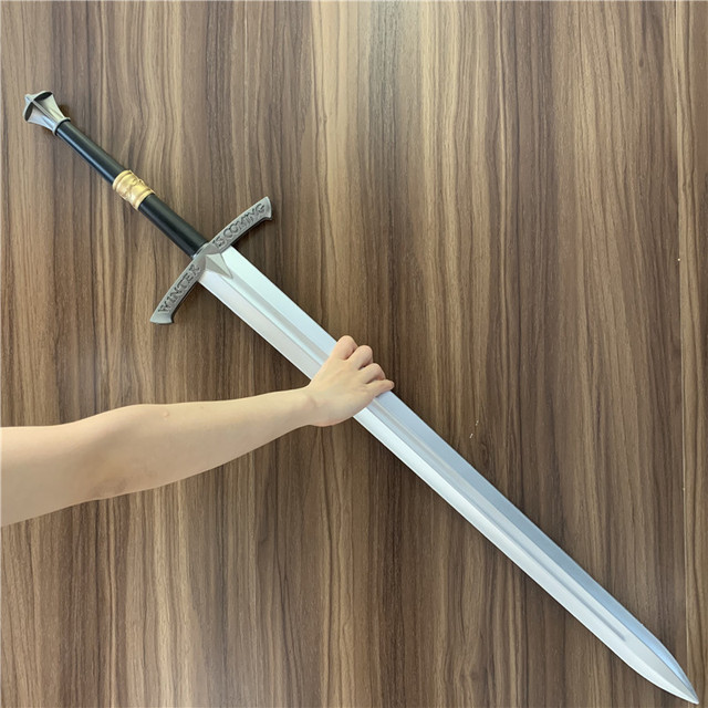 Zimny lód miecz 104cm – idealny do cosplayu i dekoracji, wykonany z bezpiecznej skóry sztucznej - Wianko - 10