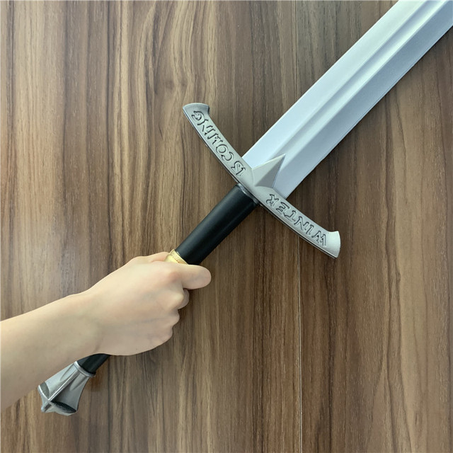 Zimny lód miecz 104cm – idealny do cosplayu i dekoracji, wykonany z bezpiecznej skóry sztucznej - Wianko - 3