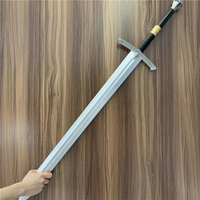 Zimny lód miecz 104cm – idealny do cosplayu i dekoracji, wykonany z bezpiecznej skóry sztucznej - Wianko - 13