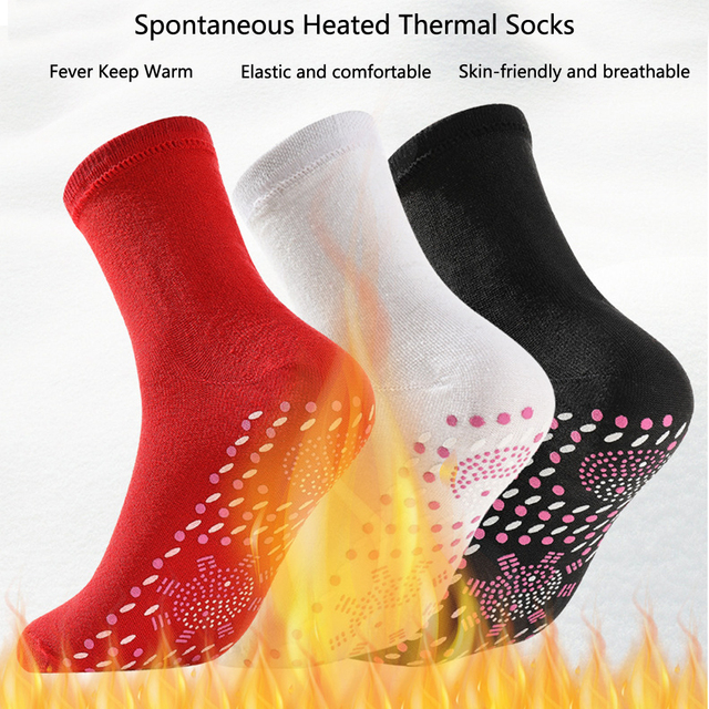 Wkładki termiczne turmalinowe samoprzylepne do butów, skarpetki z funkcją magnetyczną, terapia i masaż stóp, unisex - Wianko - 1