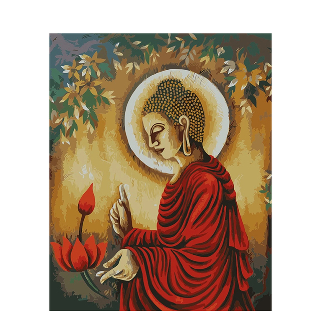 Diamentowy obraz artystyczny mozaika na temat religii: Retro haft DIY 5D z akcesoriami do malowania krzyżykowego - Wianko - 10