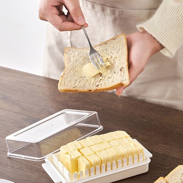 Plastikowy pojemnik NICEFurniture do cięcia masła i krajania sera z pokrywką - Wianko - 8