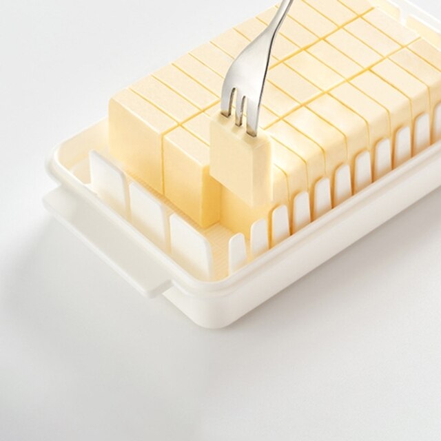 Plastikowy pojemnik NICEFurniture do cięcia masła i krajania sera z pokrywką - Wianko - 1