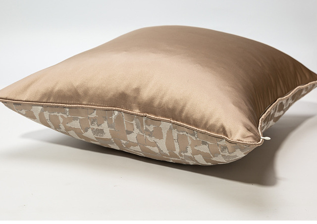 Poszewka na poduszkę Bubble Kiss 45x45cm w stylu skandynawskim, dekoracyjna, złota, bez rdzenia, do sypialni, jako nocne oparcie poduszki - Wianko - 6