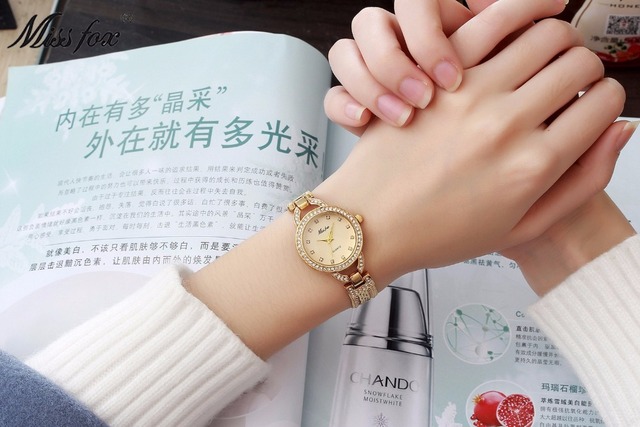 Złote zegarki Panna Lisa Retro marki biżuterii z bransoletką damską Relogio Femino Montre - Wianko - 7