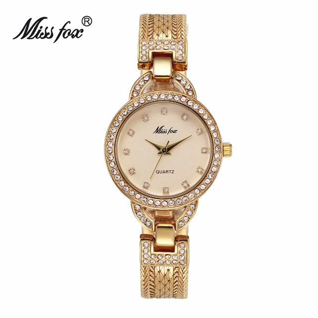 Złote zegarki Panna Lisa Retro marki biżuterii z bransoletką damską Relogio Femino Montre - Wianko - 2