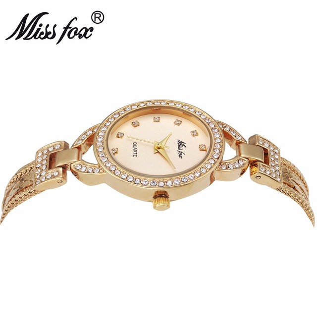 Złote zegarki Panna Lisa Retro marki biżuterii z bransoletką damską Relogio Femino Montre - Wianko - 4