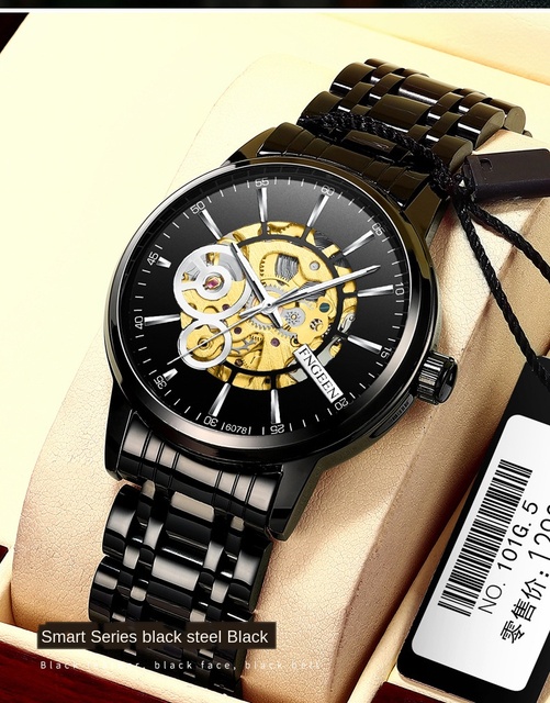 FNGEEN Sport Luminous męskie zegarki 2020, marka luksusowa, stalowa koperta, kwarcowy mechanizm, wodoodporny, duża tarcza, Relogio Masculino - Wianko - 16