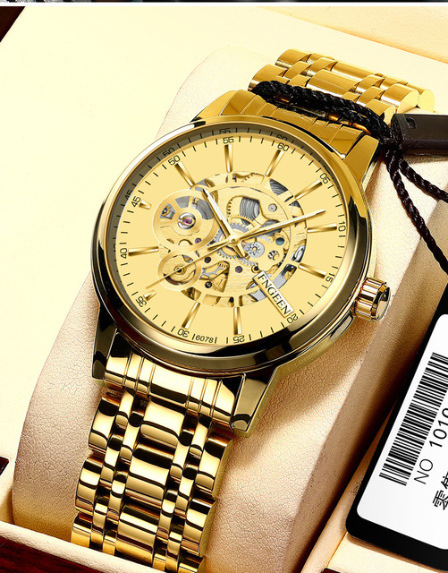 FNGEEN Sport Luminous męskie zegarki 2020, marka luksusowa, stalowa koperta, kwarcowy mechanizm, wodoodporny, duża tarcza, Relogio Masculino - Wianko - 13