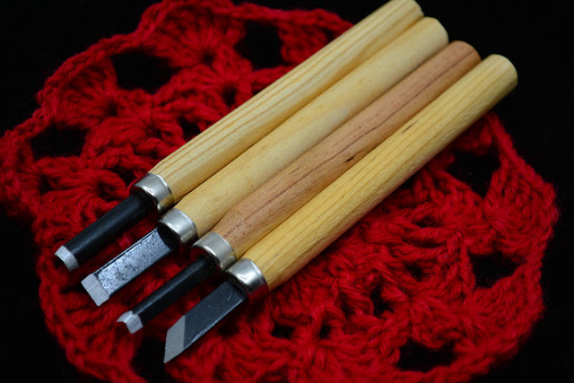 Narzędzia do rzeźbienia w drewnie - zestaw noży dla dzieci i początkujących - Wianko - 1
