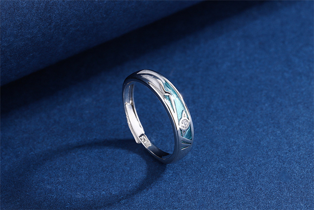 Elegancki pierścień 925 Sterling Silver z motywem motyla dla romantycznej kobiety - Wianko - 22