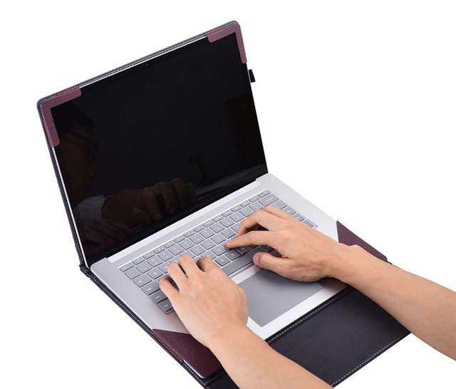 Laptopowa skrzynka pokrywa do Lenovo Yoga 9i 15/Yoga 9 15IMH5 15.6 - ochronna torba na notebooka z klawiaturą skórzaną - prezent - Wianko - 10