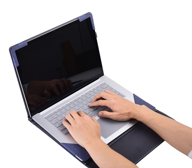 Laptopowa skrzynka pokrywa do Lenovo Yoga 9i 15/Yoga 9 15IMH5 15.6 - ochronna torba na notebooka z klawiaturą skórzaną - prezent - Wianko - 15