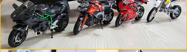Motocykl zabawkowy Ninja H2R CBR600RR YZF-R1 1:12 - model samochodzik do wyścigów - Wianko - 4
