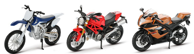 Motocykl zabawkowy Ninja H2R CBR600RR YZF-R1 1:12 - model samochodzik do wyścigów - Wianko - 2