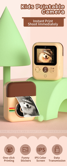 Dzieci na urodziny - Mini aparat cyfrowy z nagrywaniem wideo HD i podwójnym obiektywem termicznym - Wianko - 2