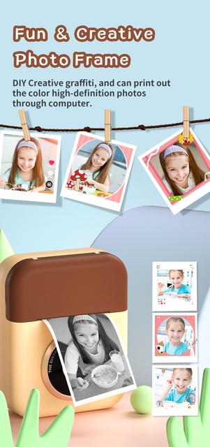 Dzieci na urodziny - Mini aparat cyfrowy z nagrywaniem wideo HD i podwójnym obiektywem termicznym - Wianko - 6