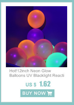 Czarny lampa światła UV Dot Neon - fluorescencyjne, reaktywne balony z zestawem girland świecących w ciemności - idealne na urodziny i wesele - Wianko - 4