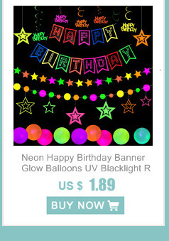Czarny lampa światła UV Dot Neon - fluorescencyjne, reaktywne balony z zestawem girland świecących w ciemności - idealne na urodziny i wesele - Wianko - 12