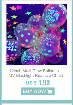 Czarny lampa światła UV Dot Neon - fluorescencyjne, reaktywne balony z zestawem girland świecących w ciemności - idealne na urodziny i wesele - Wianko - 7