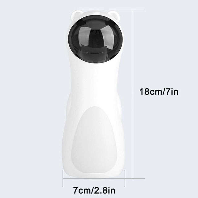 Inteligentna zabawka dla kota - Laserowa lampa LED z automatycznym obrotem i funkcją ładowania USB, szkolenie kota - Wianko - 1