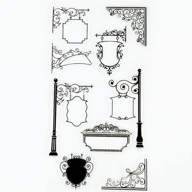 Silikonowe przezroczyste znaczki do księgi gości YINISE - dekoracja DIY, tłoczenie, folder, craft (11*16cm) - Wianko - 4
