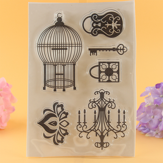 Silikonowe przezroczyste znaczki do księgi gości YINISE - dekoracja DIY, tłoczenie, folder, craft (11*16cm) - Wianko - 9