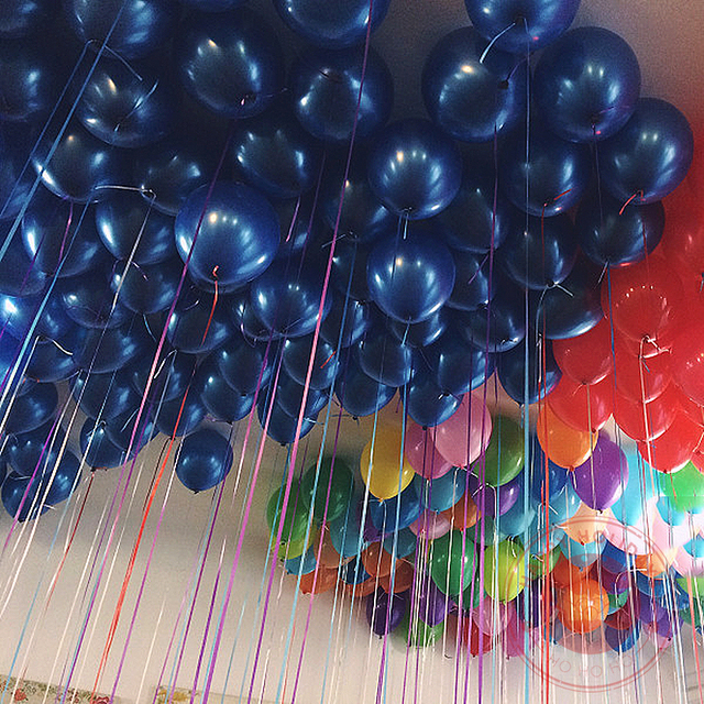 Łańcuch balonowy wstążką, punktem kleju, dekoracją na przyjęcia i łukiem balonowym, 5m - Wianko - 5