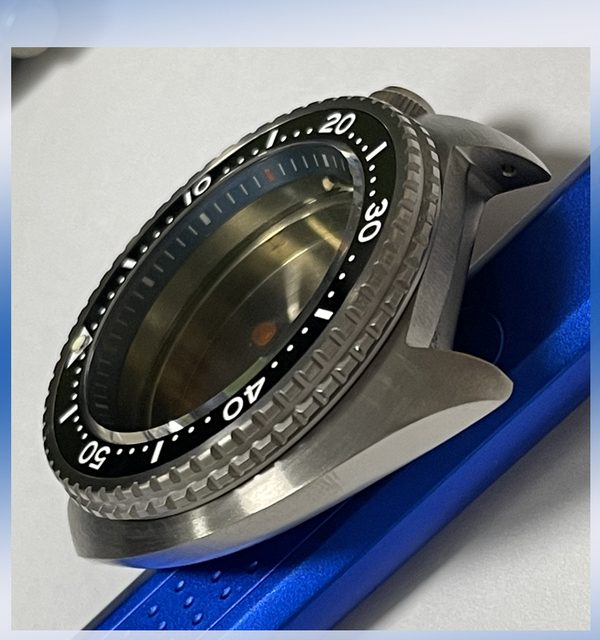 Osłonka na zegarek Seiko skx007 / 009, przekształcona wodoodporna osłona z żółwim wzorem, ceramiczną ramką i szkiełkiem, ruch NH35/NH36 - Wianko - 12