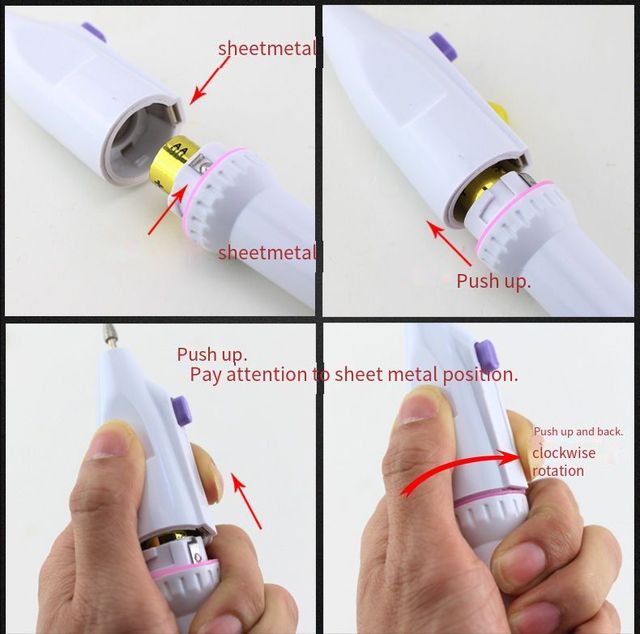 Narzędzie do polerowania szlifierki Mini Model DIY - elektryczne ręczne sterowane części 3D, mała głowica szlifująca - Wianko - 7