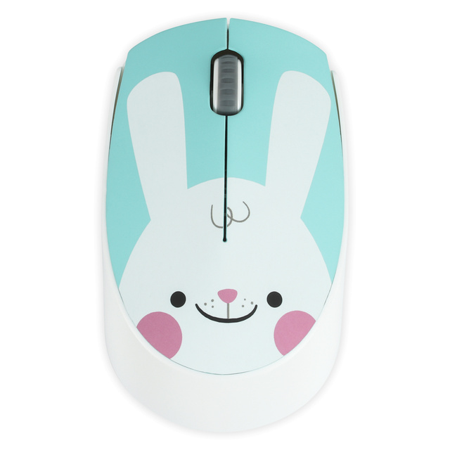 Przenośna mysz bezprzewodowa Cute Cartoon 1600 DPI - ergonomiczna, matowa, ultralekka mysz do PC Laptop - idealny prezent dla dziewczynek - Wianko - 1