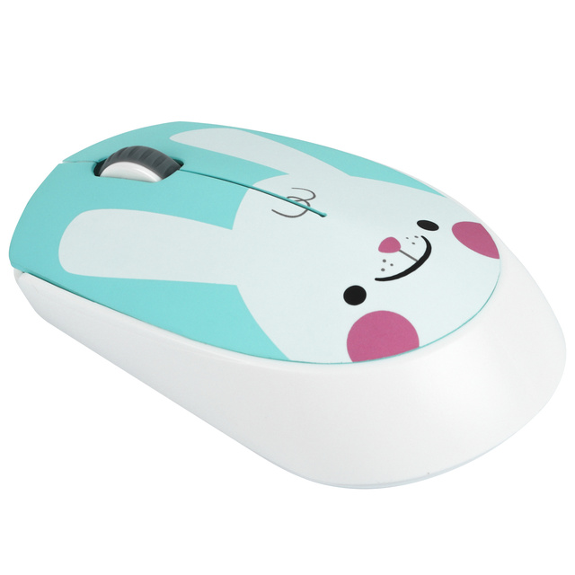 Przenośna mysz bezprzewodowa Cute Cartoon 1600 DPI - ergonomiczna, matowa, ultralekka mysz do PC Laptop - idealny prezent dla dziewczynek - Wianko - 2