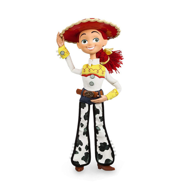 Figurki akcji z serii oryginalnych Disney Pixar Toy Story 4: Talking Woody, Jessie, Buzz Lightyear, Bo Peep - edukacyjne zabawki dla dzieci - Wianko - 4