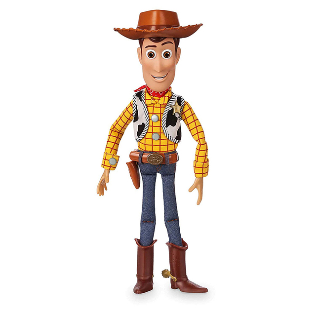 Figurki akcji z serii oryginalnych Disney Pixar Toy Story 4: Talking Woody, Jessie, Buzz Lightyear, Bo Peep - edukacyjne zabawki dla dzieci - Wianko - 2
