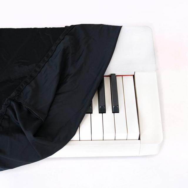 Osłona klawiatury elastyczna dla elektrycznego pianina cyfrowego - regulacja dla 61/73/76/88 klawiszy - Wianko - 5