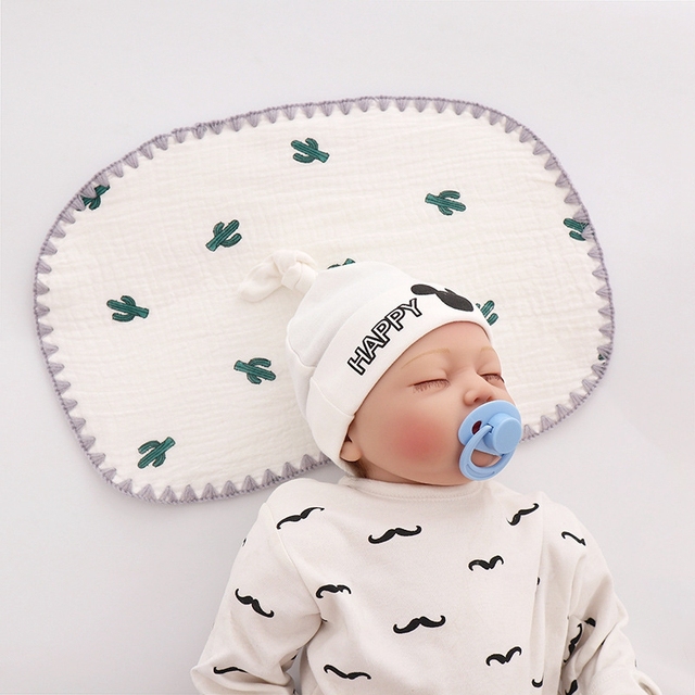 Poduszka Anti Roll dla niemowląt - kształtująca maluchowi doskonałą pozycję podczas snu, zapobiega płaskiej głowie i absorbuje pot - ochrona i komfort dla noworodka - Wianko - 5