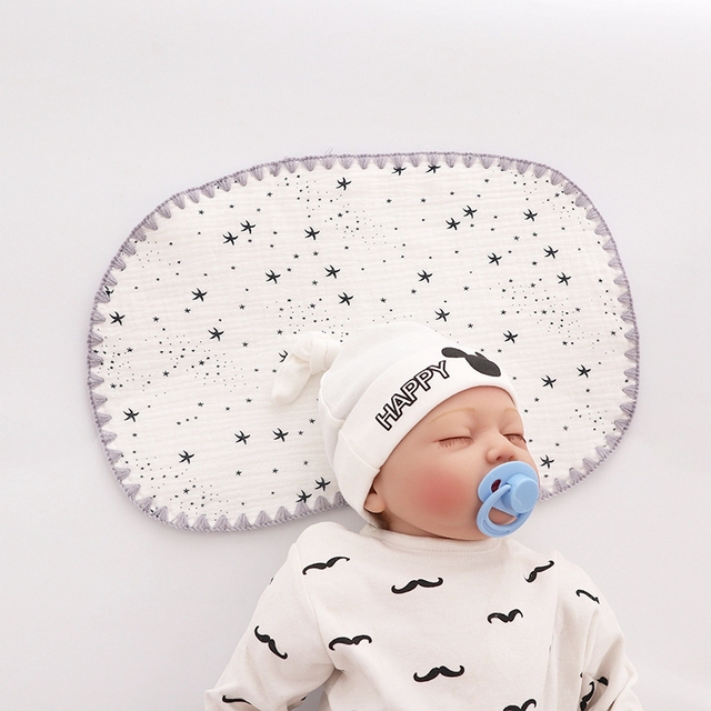 Poduszka Anti Roll dla niemowląt - kształtująca maluchowi doskonałą pozycję podczas snu, zapobiega płaskiej głowie i absorbuje pot - ochrona i komfort dla noworodka - Wianko - 3